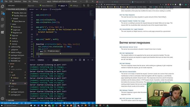 FullStack Auth From Scratch - Ep. 08 | Backend Login API Route | JSON Web Token