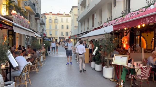 Cannes France ?? bars & restaurants District, July 2022
