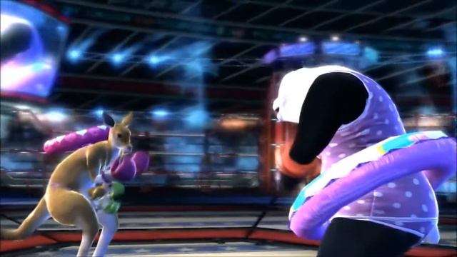 Tekken Tag Tournament 2 - Spécial Win pose de Panda et Roger Jr. HD