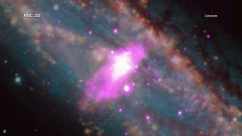 Прекрасная Вселенная Чандры. Тур по NGC253