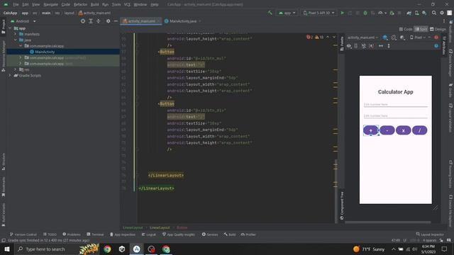 How to Create a Calculator App in Android Studio 2023