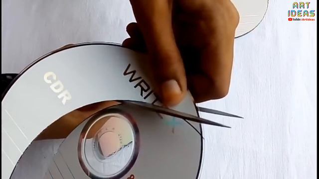 How to Cut CD & Make MOON🌙 and  STAR ⭐ || Part 2 || Art Ideas