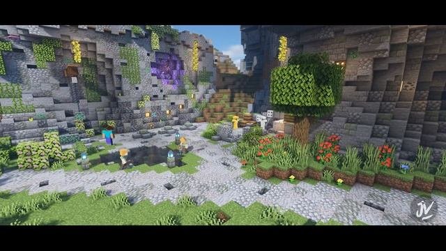 ?ПОСТРОЙКА КРАСИВОГО СПАВНА | MINECRAFT TIMELAPSE 2k60fps?