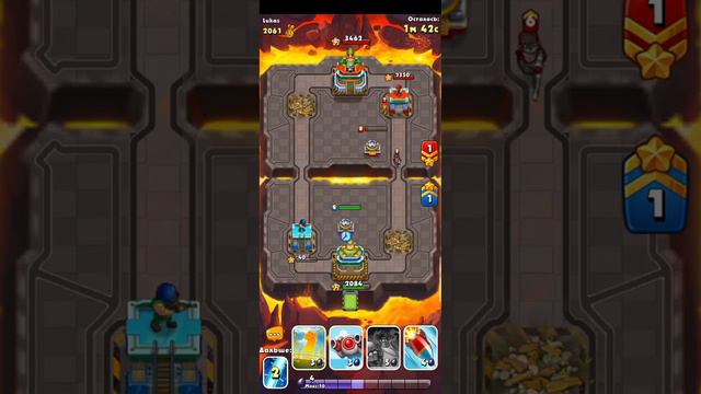 Jungle clash. Бьемся в туре, получаем первый кубок в золотой лиге и очередной звездный контейнер