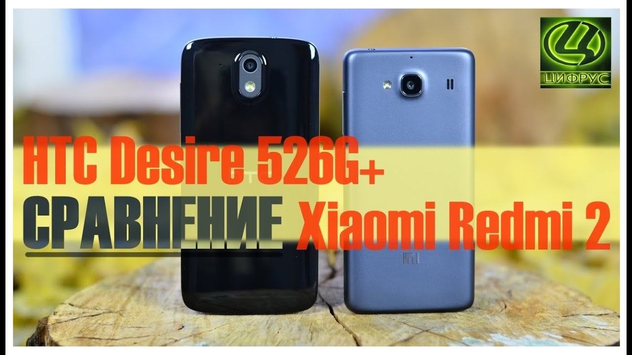 Сравнение HTC Desire 526G+ vs Xiaomi Redmi 2 [Цифрус] (4K)