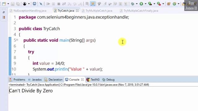✔ How To Handle Exceptions | (Video 82)