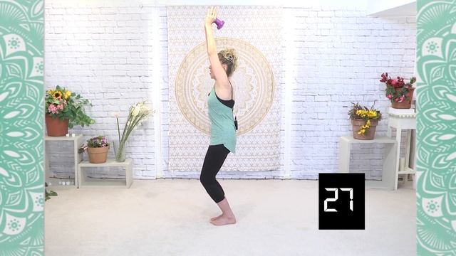 Firm Bat Wings with free weights, tone flabby arms, anti aging, 60+, 50+