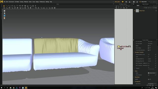 №172. Modeling Bed " Borzalino SIGMUND " Autodesk 3ds Max & marvelous designer