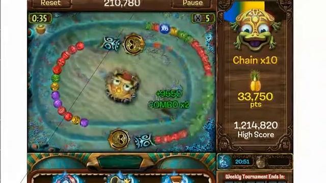 Zuma blitz 800.000 score
