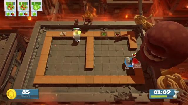 Overcooked! Intro Apocalypse 3 Stars