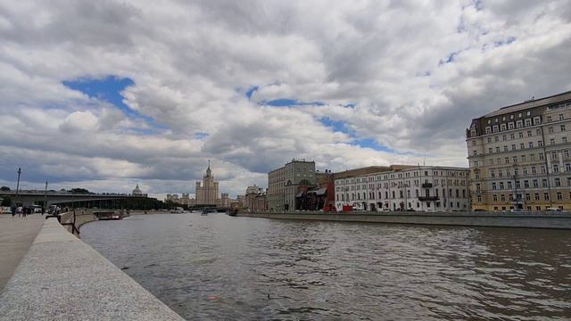 Москва река. Таймлапс.
