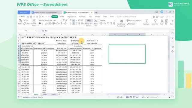 [WPS Academy] 2.6.8 Excel: Make A Countdown Calendar In WPS Spreadsheet