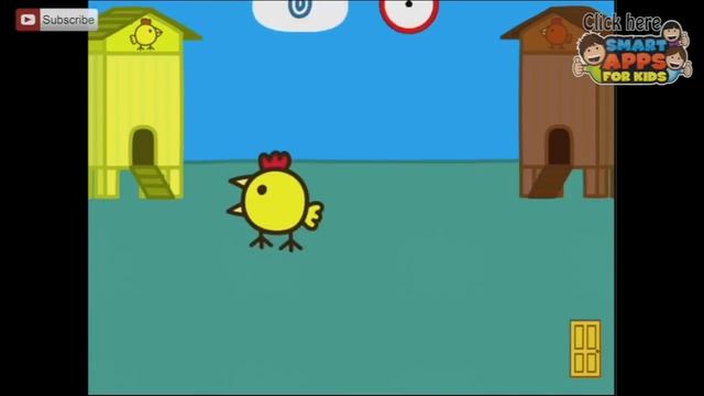 Peppa Pig Happy Mrs Chicken Part 1 - iPad app demo for kids - Ellie