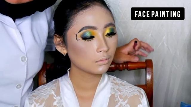 Tutorial MakeUp Fantasi Sunrise Look | Busana Daur Ulang Plastik
