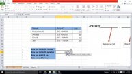 OFFSET FUNCTION IN EXCEL