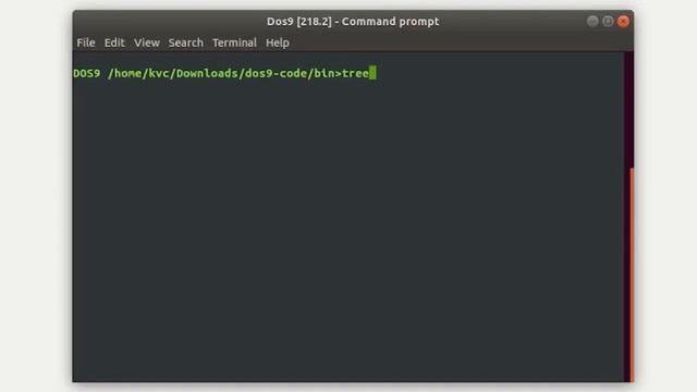 Pure Batch Files in Ubuntu - The Dos9 Project Review 2 [Ubuntu terminal]