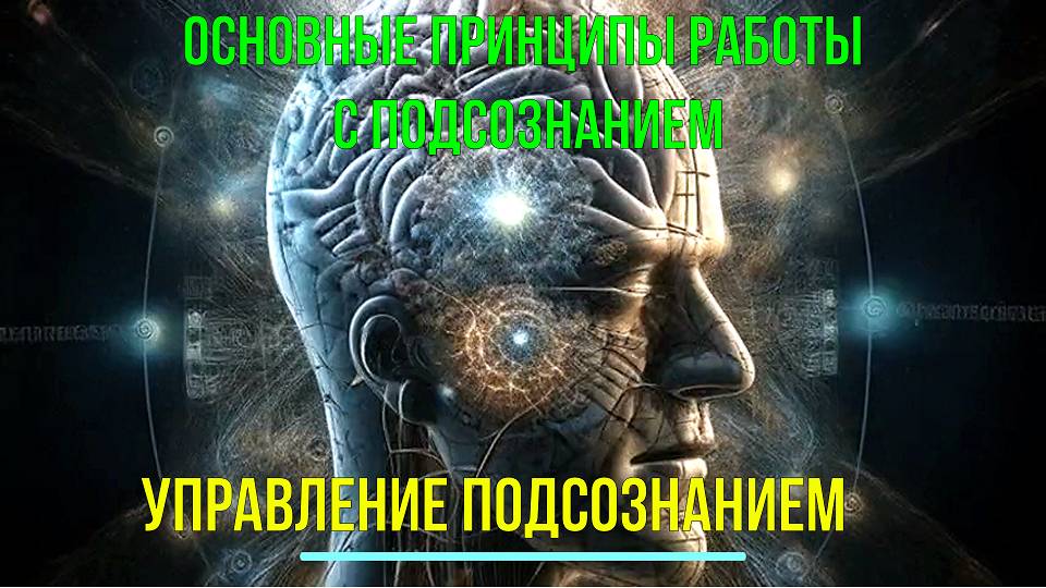 Основные принципы работы с Подсознанием. Управление Подсознанием и его программами