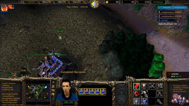 Grubby | "Slappity Slap!" | Warcraft 3 | UD vs ORC | Echo Isles