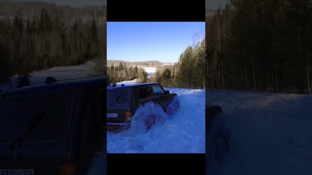 НИВА ПО СНЕГУ #off-road#shot #жизньвтайге