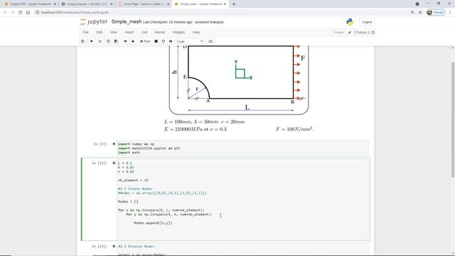 Creating my own mesh format with Python - FEA fun learning project