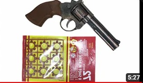Обзор на Игрушечный Пистолет "Револьвер" с пистонами.