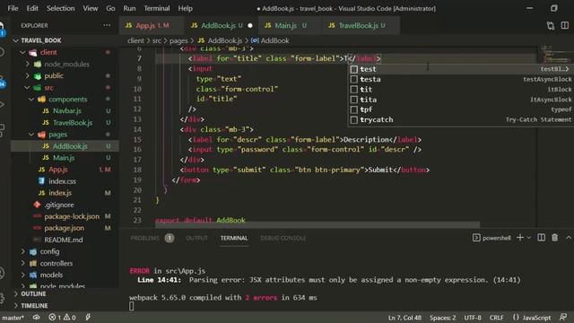 [MERN] 6-dars. React Router Dom kutubxonasi orqali routing tashkil qilamiz