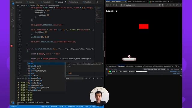 Let's Add and Break Blocks - Breakout with Matter Physics in Phaser 3 - Part 4