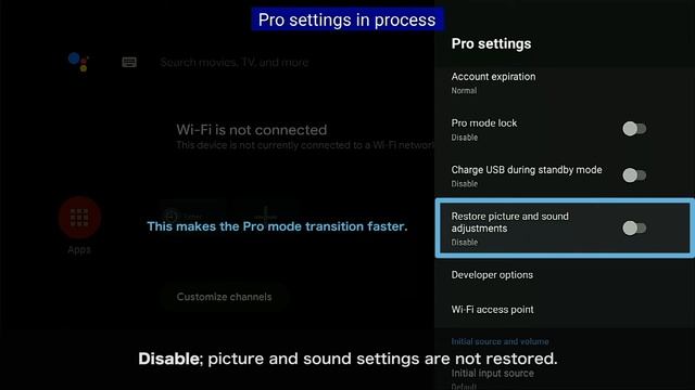 How to restore settings when changes are made by other users