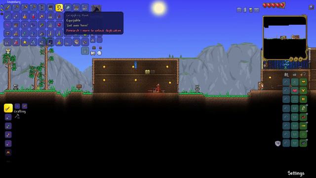 How To Equip A Grappling Hook In Terraria (Achievement)
