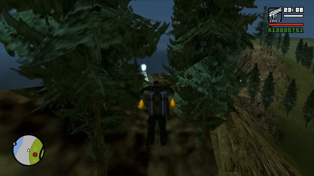НАШЕЛ НЛО В GTA SAN ANDREAS !!!