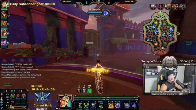 SERQET (6) BRONZE TO MASTERS 26 HOUR SMITE CHALLENGE GAME 42 LAST GAME!
