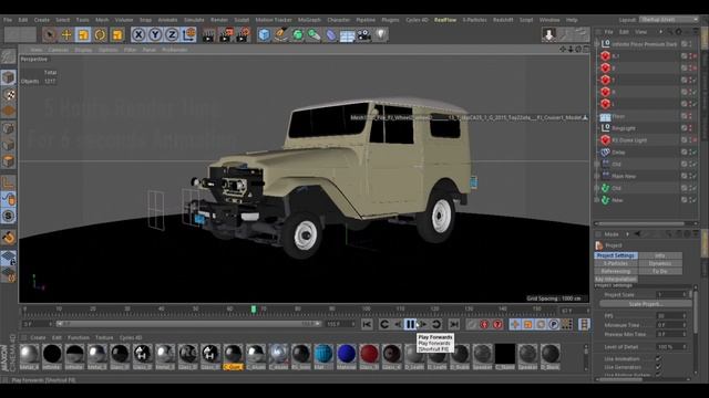 3D Magic Transforming Effect TOYOTA Cruiser ( J20 1995 - FJ 2010 )