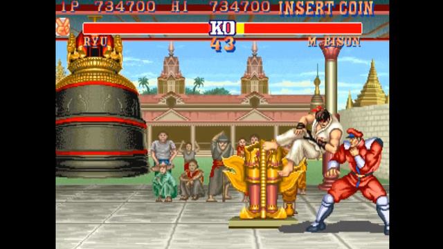 Street Fighter II World Warrior CAPCOM (1991) Arcade. How to beat M Bison easily no cheat
