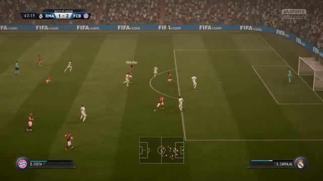 But frappe ras de terre,Fifa 17, Douglas Costa.
