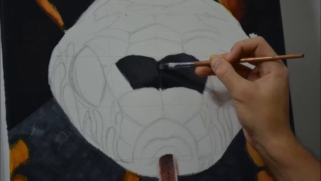 Realistic snake painting - Time lapse