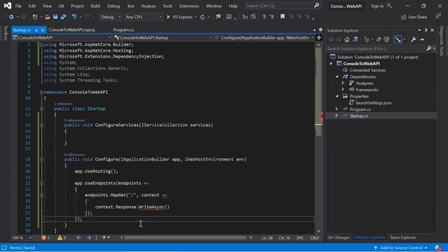 Setup the default route to access a resource | ASP.NET Core 5.0 Web API tutorial