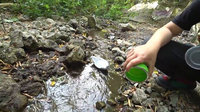 Прогулка Артема и Богдана к водопаду