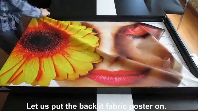High bright energy saving 60mm frameless fabric light box