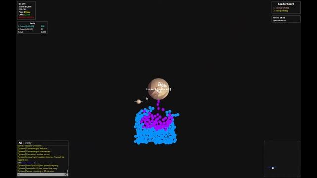 g\Gota.io most mass ratio from one split ! | World Record Solo Edition