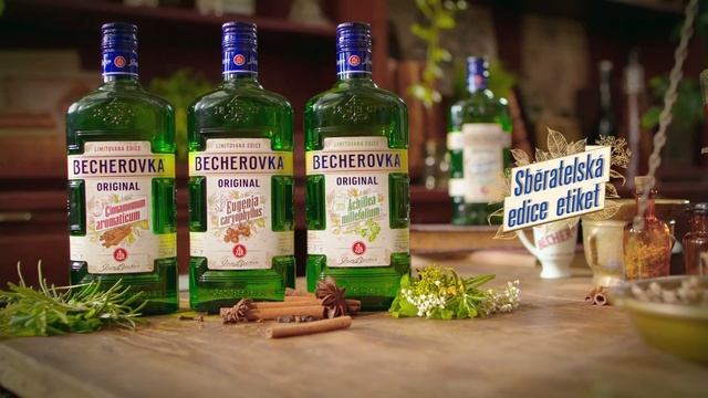 Becherovka Original - Sběratelská limitovaná edice etiket