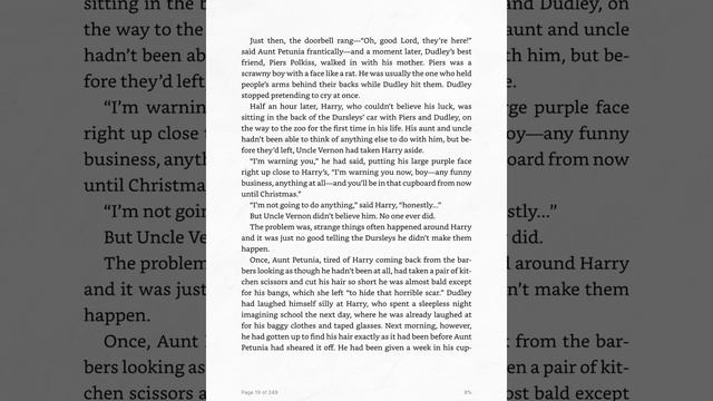 Harry Potter and the Sorcerer’s Stone: Chapter Two