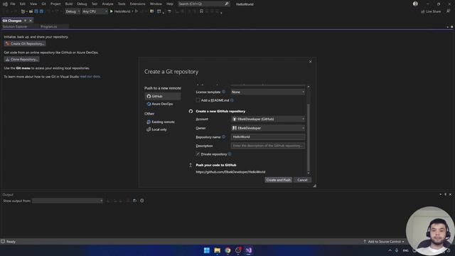 Visual Studio + Git = ? | Ushbu Videoda Ikki Ish Qurolini Ulashni O'rganing!