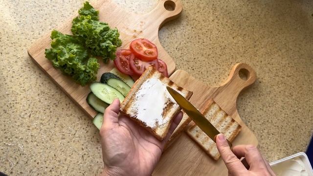 Вкусный СЭНДВИЧ за 5 минут. Легкий завтрак. Қазақша рецепт.