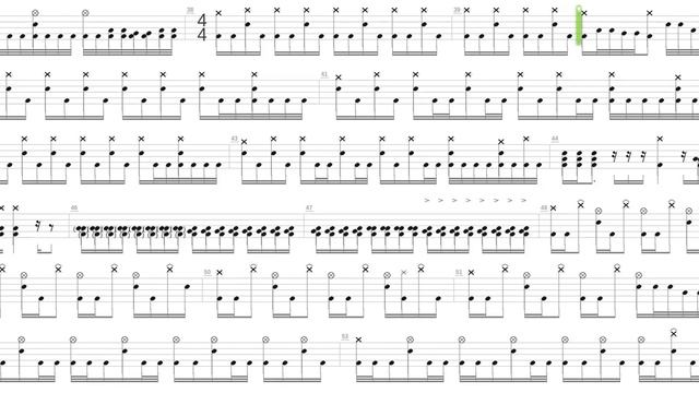 Condemned + In Flames + Drum only + Drum tab