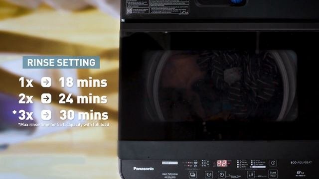 The Manual Setting Process Of Panasonic Fully Automatic Top Load Washing Machine