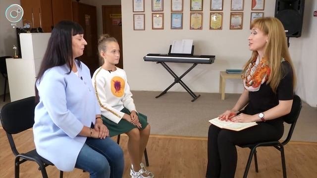 Интервью в эстрадной студии