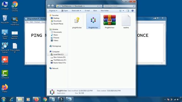 Ping multiple IP address at one click || How do I ping multiple IP addresses at the same time