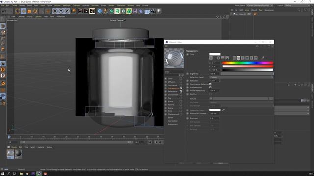 Glass Material - Cinema 4D Quick Tutorial