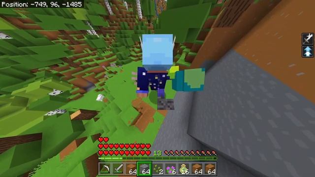 Minecraft PE, But Your XP = Your Size | Bedrock Mod, Addon