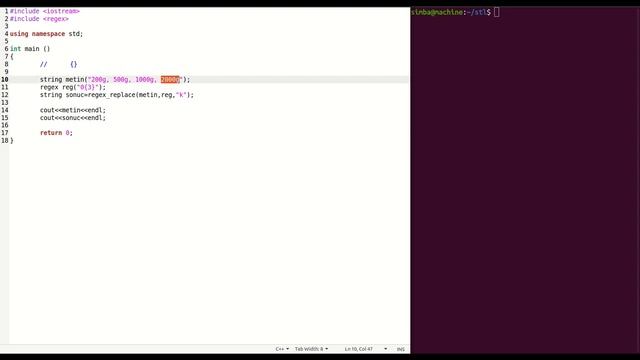 Regular Expressions - regex_replace